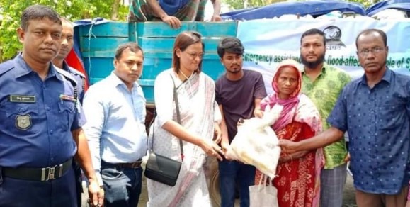 Relief works for Sylhet flooding area, 2022 for the affected people